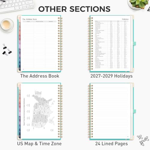 RETTACY 2027 Planner, Weekly and Monthly, Large Size (8.5" x 11")