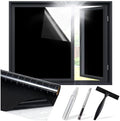 SUNBABY Blackout Window Film, 100% Light Blocking Static Cling, 23.6"x78.7"