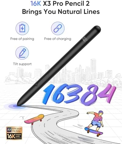 XPPen 10.95" Standalone Drawing Tablet Digital Color Notetaking Magic Note Pad for Sketching, Drawing & Notes 16K Pressure Sensitivity Tilt Support 90Hz Refresh Rate Anti-Glare Screen Android 14