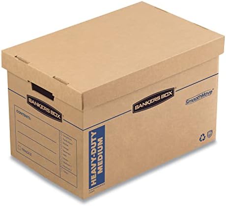 Bankers Box 8-Pack Medium Heavy-Duty Moving Boxes