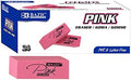 BAZIC Products Pink Bevel Block Erasers, Latex-Free, PVC-Free, 24-Box