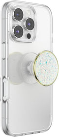 PopSockets Adhesive Phone Grip, Holder- Opal | Secure Comfortable Hold, Anti-Drop, Kickstand, Enamel, Designs, Pearl, Pretty, Bling, Crystal