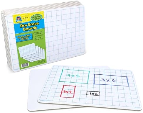 Teacher Created Resources Math Grid Dry Erase Boards (TCR77253)