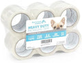 Blue Summit Supplies 12 Pack Clear Packing Tape, 1.88" x 60 yd, 2.7mil