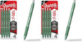 Sharpie S-Gel, Gel Pens, Medium Point, Black Ink | 0.7mm | Green Barrel | 8 Pens Total