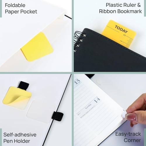POPRUN Planner 2026-2027 (Medium - 6.5'' x 8.5'') Academic Weekly Planner