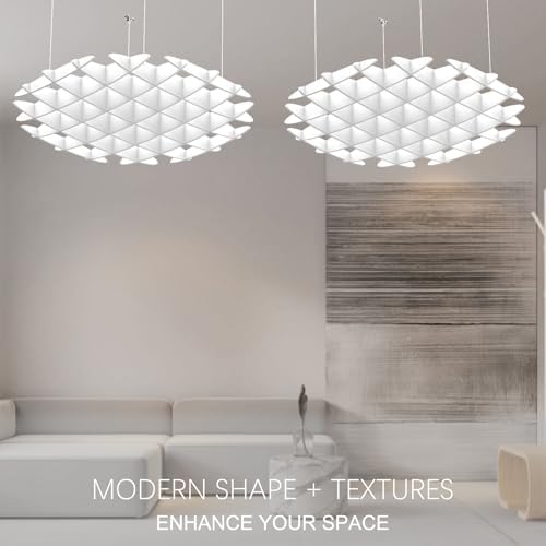 Acoustic Ceiling Panels Sound Absorbing Panels, Hexagon, White