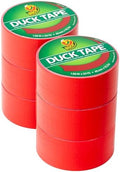 Duck Brand Color Duct Tape, 6-Roll, Red (1265014_C)