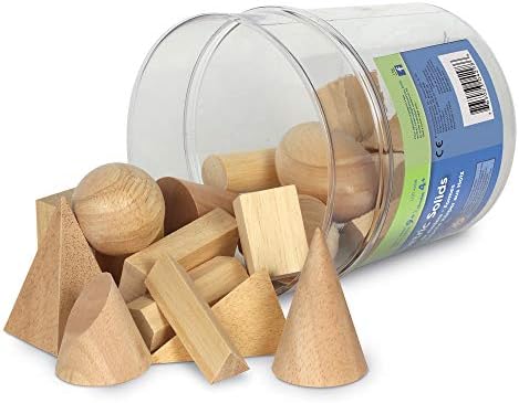 Learning Resources Wood Geometric Solids -