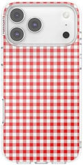 PopSockets iPhone 17 Pro Max Phone Case with MagSafe- Red Gingham