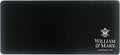College of William & Mary Classic Cloth Desk Mat, Durable Office Supplies, Non-Slip Base, Responsive Desk Pad with Smooth Cloth Surface, Black