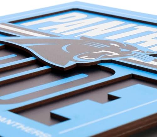YouTheFan NFL Carolina Panthers Slogan Series 3D Wall Art
