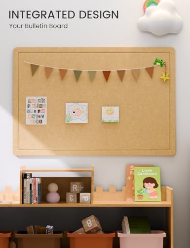 Fluxynara 35.4" x 23.6" Bulletin Board, Mustard Yellow