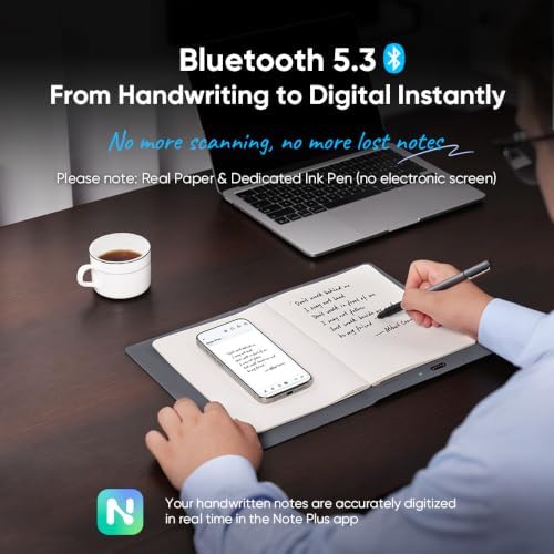 XPPen Note Plus Digital Notebook with Pen Syncs to Phone