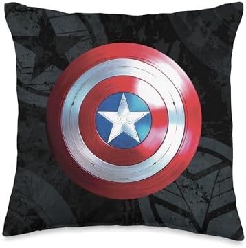 The Falcon and The Winter Soldier Captain America Shield Throw Pillow