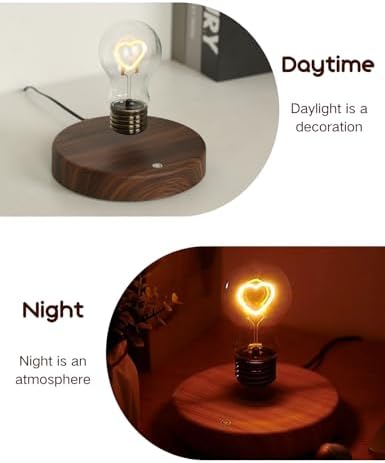MOOCCI Magnetic Levitating Bulb Lamp, Floating Light Desk Night Light