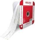 VELCRO Brand Sticky Back Hook and Loop Fasteners, White, 50 Ft Tape Roll