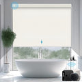 SmartWings Motorized Smart Roller Shades, 100% Blackout Vinyl Beige