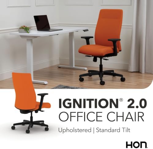 HON Ignition 2.0 Ergonomic Office Chair, Lumbar Support, Apricot