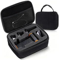 YouKnow Travel Case Compatible with WOLFBOX MF50 Compressed Air Duster - Custom Foam Organizer for Blower Tool & Accessories (Only Case) (Black)