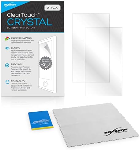 BoxWave Screen Protector Compatible with Tugau LCD Writing Tablet (11 in) - ClearTouch Crystal (2-Pack), HD Film Skin - Shields from Scratches
