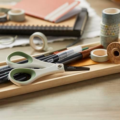 Fiskars 8" & 5" Everyday NonStick SoftGrip All Purpose Scissors Set, 2-Pack