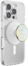 PopSockets Phone Grip for MagSafe, Magnetic Holder- Opal | Removable, For Kindle / Android / iPhone, With Magnet, Enamel, Designs, Pearl, Pretty, Bling, Crystal