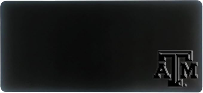 Texas A&M University Alumni Desk Mat, Durable Office Supplies, Non-Slip Base, Responsive Desk Pad with Smooth Surface, Black