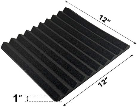 JBER 48Pack Sound Proof Foam Panels, Wedges Acoustic Panel, Sound Absorbing
