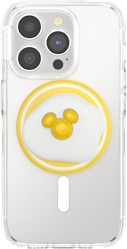 PopSockets Phone Grip for MagSafe, Magnetic Holder- Sunny Side Up | Removable, For Kindle / Android / iPhone, With Magnet, Disney, Mickey Mouse, Minnie, Fun, Cool, Unique