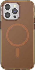 PopSockets iPhone 15 Pro Max Phone Case with MagSafe, Wireless Charging Compatible, Neutral - Amber