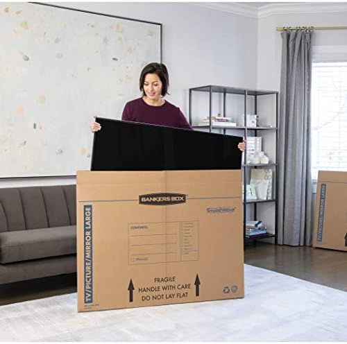 Bankers Box 4-Pack Large TV/Picture/Mirror Moving Boxes