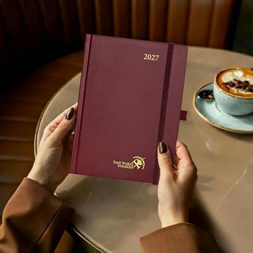 POPRUN 2027 Planner Weekly and Monthly, 6.5" x 8.75", Daily Calendar Book