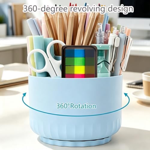 Office Supplies,School Supplies,Blue Desk Accessories,Desk Organizer,Scissors,Stapler,Tape Dispenser,Binder Clips,Staples,Staple Remover,Sticky Notes,Clear Tape,Pen,Ruler,Best Gift,11pcs