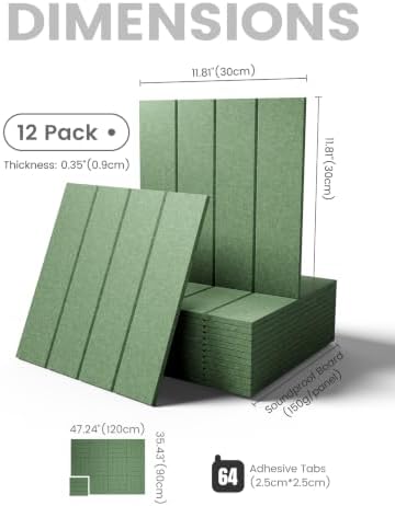 Fluxynara Felt Bulletin Board & Cork Board Alternative, Moss Green