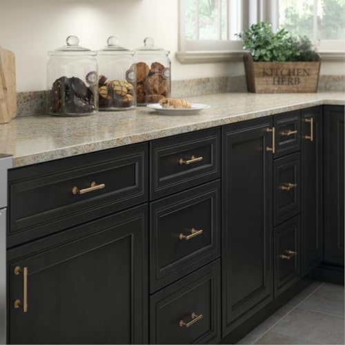 Franklin Brass Bar (20-Pack) Cabinet Handles 3" Hole Center Pulls | Champagne Bronze Hardware Kitchen Door, Drawers, Dressers, Furniture P29520K-CZ-B2
