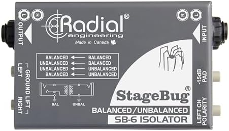 Radial StageBug SB-5 Laptop DI