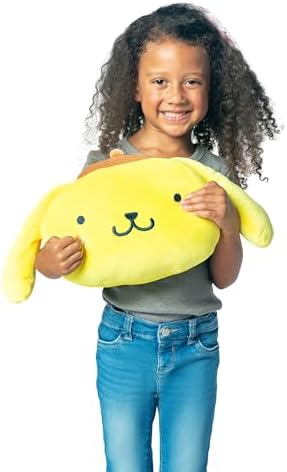 Northwest Pompompurin Friendly Pom Cloud Pillow 12" – Plush Kids Stuffed Toy, Cartoon Character, Bedroom Decor, Gift for Girls & Boys