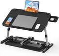 HETTHI Bed Laptop Table Adjustable Foldable Laptop Stand 22.04×12.2in Black