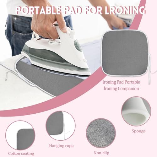 QUKLOGEN Sublimation Shirts Tool Kits with Portable mat for Ironing
