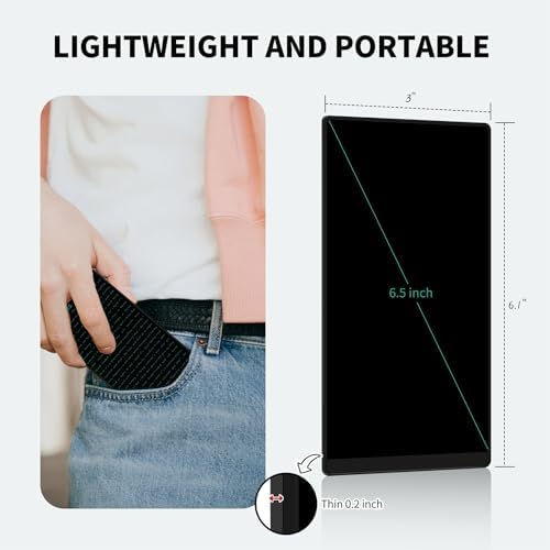 LCD Writing Tablet for Adult: Mini 6.5 Inch