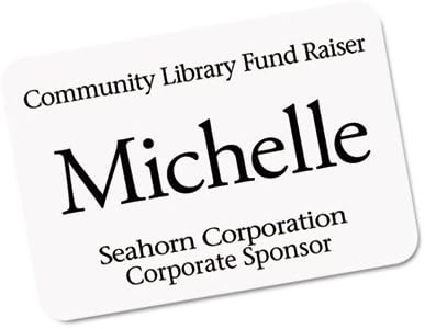 Avery® EcoFriendly Recycled Name Tags, 2-1/3" x 3-3/8", White, Removable Adhesive, 160 Printable Name Badges (42395)