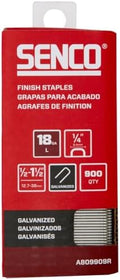 SENCO Galvanized 1/4" Crown Finish Staples, 1/2"-1 1/2" (A809909R) 1000/box