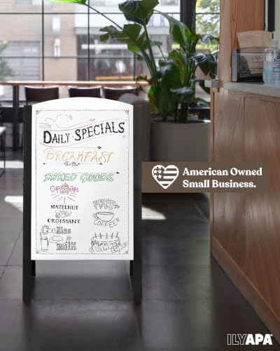 Ilyapa A Frame Whiteboard Easel Sign 20x30 in - Sandwich Signs Outdoor