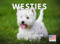 Westie Calendar 2027 West Highland Terrier Gifts Westies Monthly Wall Calender 12 Month | American Made In The USA