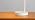 JONATHAN Y Arco Arched Metal Table Lamp 18.25" Globe Shade, White