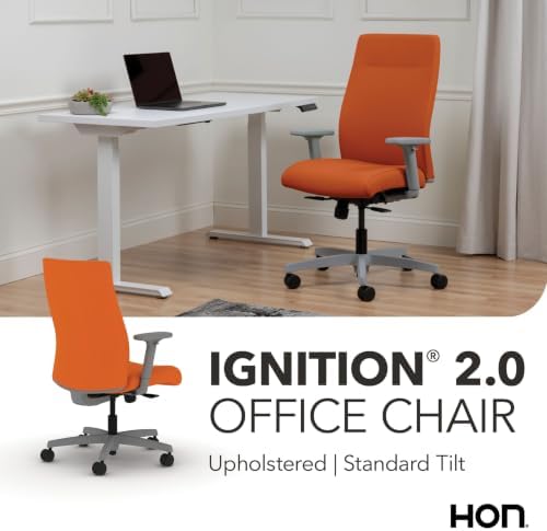 HON Ignition 2.0 Ergonomic Office Chair, Lumbar Support, Apricot