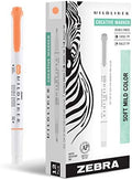 Zebra Pen MILDLINER No Bleed Highlighter, Apricot Color, Dual Tip, 12-Pack