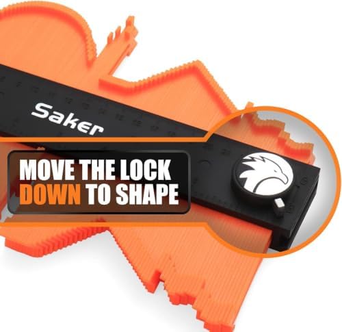Saker Contour Gauge Profile Tool Unlimited Connection 10 Inch