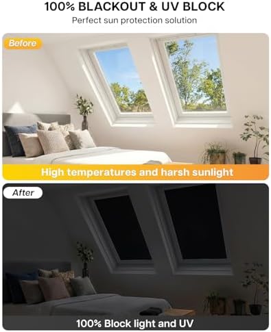 LazBlinds Portable Blackout Shades(57"x157")